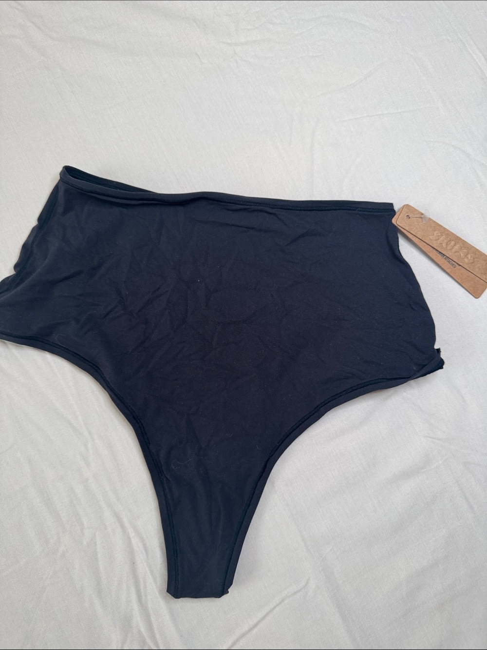 Skims High Waisted Onyx Underwear